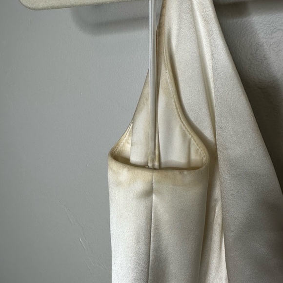 Theia Couture Jean Ivory Satin Wedding Gown - Picture 7 of 16